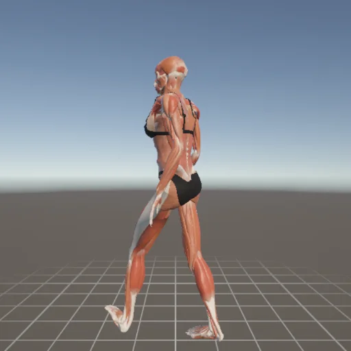 アクションポーズ #124 — 3Dデッサン人形（Proプラン限定ポーズ資料）