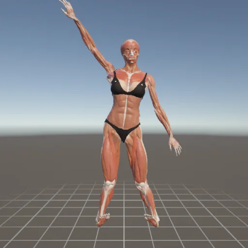 アクションポーズ #130 — 3Dデッサン人形（Proプラン限定ポーズ資料）