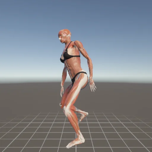 アクションポーズ #134 — 3Dデッサン人形（Proプラン限定ポーズ資料）