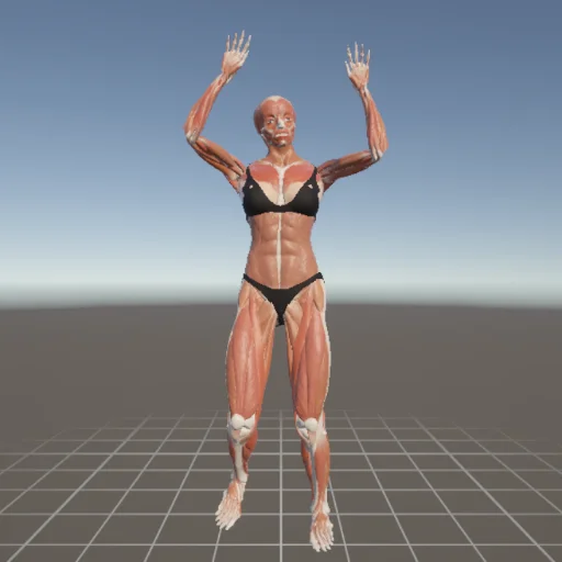 アクションポーズ #140 — 3Dデッサン人形（Proプラン限定ポーズ資料）