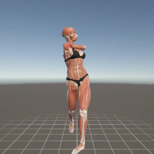 アクションポーズ #145 — 3Dデッサン人形（Proプラン限定ポーズ資料）