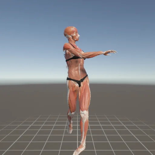 アクションポーズ #146 — 3Dデッサン人形（Proプラン限定ポーズ資料）