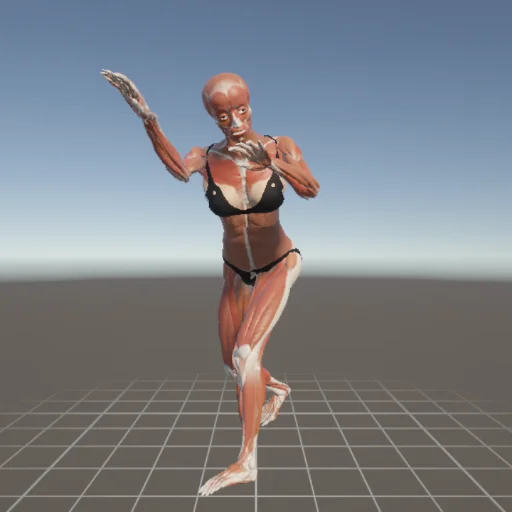 アクションポーズ #147 — 3Dデッサン人形（Proプラン限定ポーズ資料）