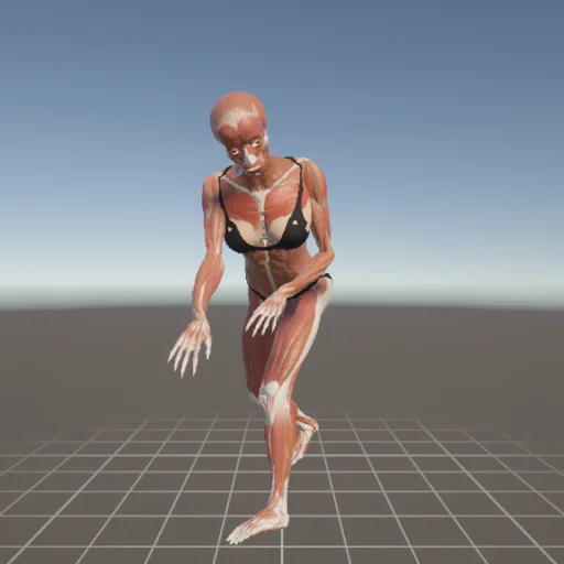アクションポーズ #148 — 3Dデッサン人形（Proプラン限定ポーズ資料）