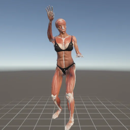 アクションポーズ #150 — 3Dデッサン人形（Proプラン限定ポーズ資料）