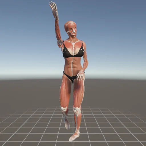 アクションポーズ #154 — 3Dデッサン人形（Proプラン限定ポーズ資料）