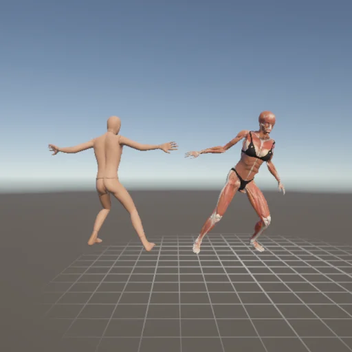 カップル/2人ポーズ #3 — 3Dデッサン人形（Proプラン限定ポーズ資料）