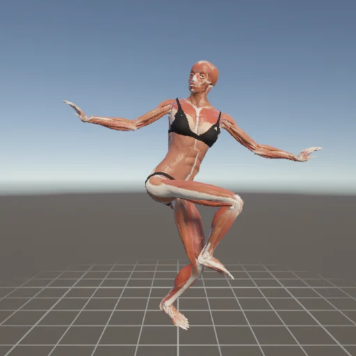 アクションポーズ #3 — 3Dデッサン人形（Proプラン限定ポーズ資料）
