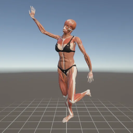 アクションポーズ #4 — 3Dデッサン人形（Proプラン限定ポーズ資料）