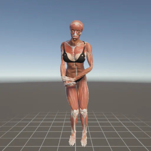 立ちポーズ #25 — 3Dデッサン人形（無料ポーズ資料）