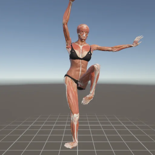 アクションポーズ #10 — 3Dデッサン人形（Proプラン限定ポーズ資料）