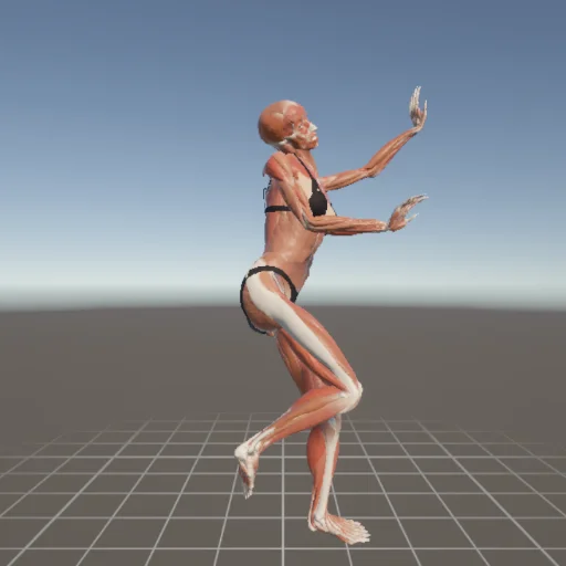 アクションポーズ #13 — 3Dデッサン人形（Proプラン限定ポーズ資料）